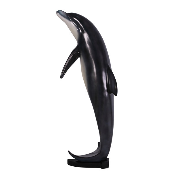 Design Toscano Leaping Sea Dolphin Statue & Reviews Wayfair